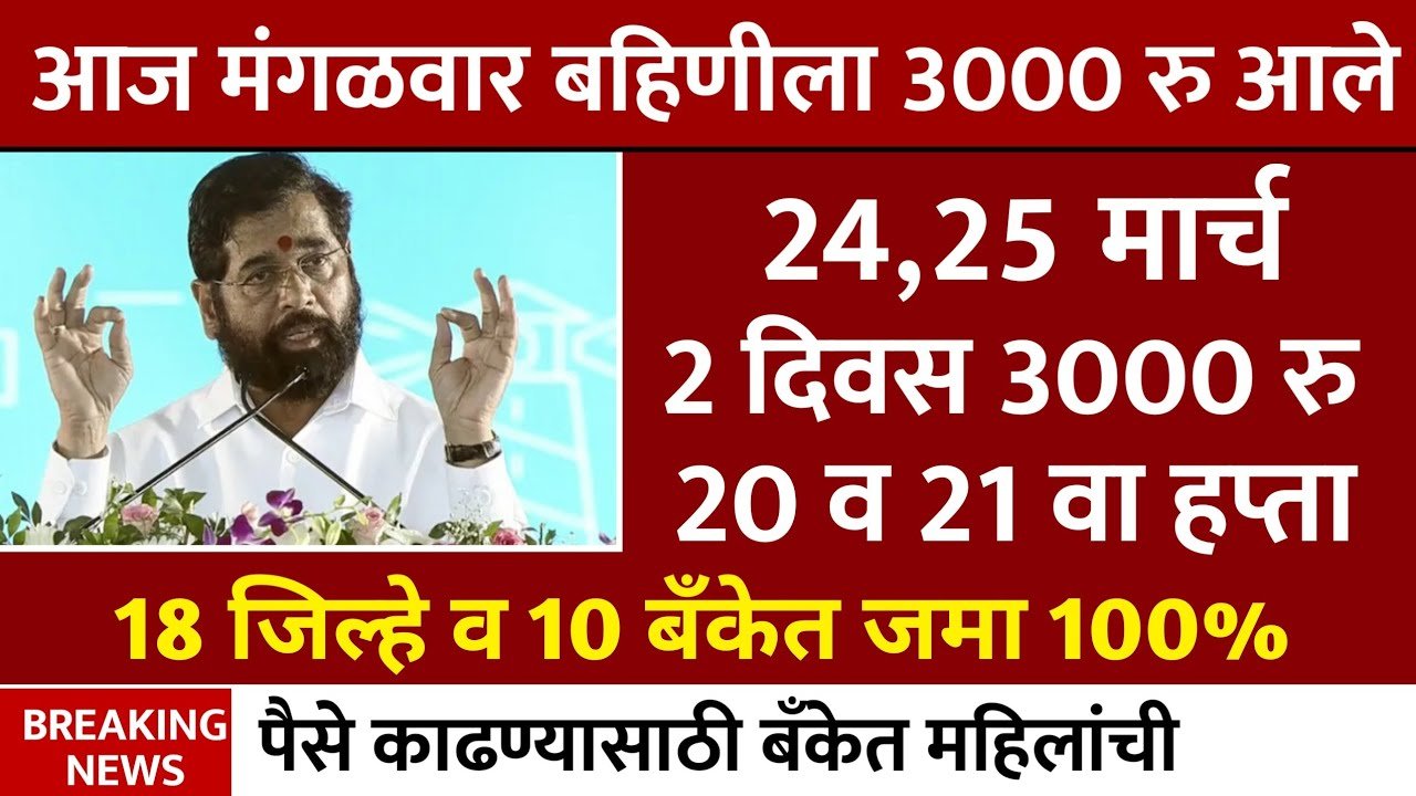 लाडक्या बहिणींना खात्यावर थेट 3000 जमा होणार; फेब्रुवारी आणि मार्च चे एकत्र पैसे खात्यावर जमा Ladki Bahin Yojana Rules 2026